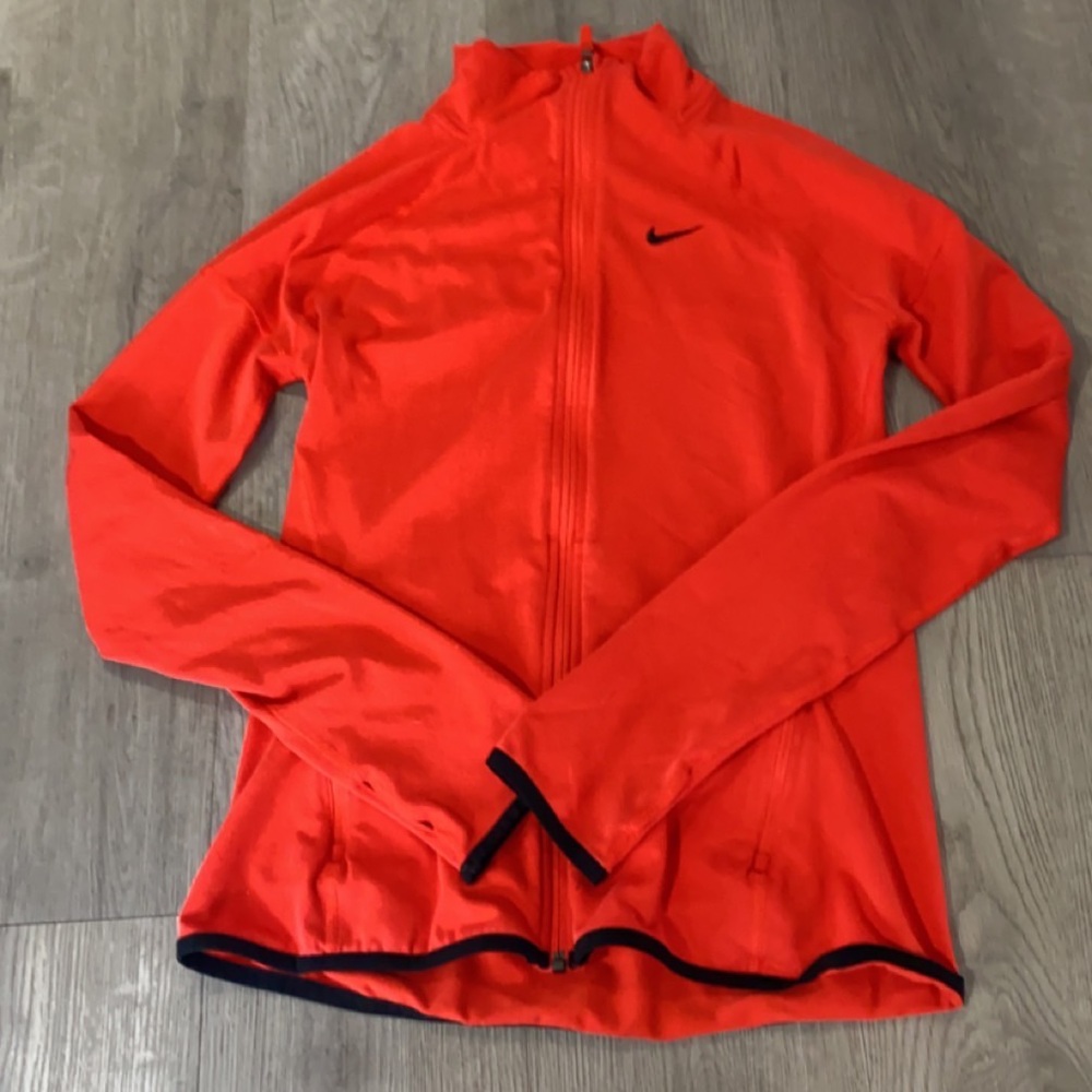 Women’s red and black Nike jacket,size M